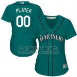 Camiseta Beisbol Mujer Seattle Mariners Personalizada Veder