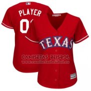 Camiseta Beisbol Mujer St. Louis Cardinals Personalizada Rojo