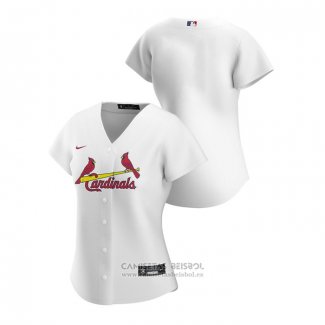 Camiseta Beisbol Mujer St. Louis Cardinals Miles Mikolas 2019 Postemporada Cool Base Blanco