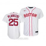 Camiseta Beisbol Nino Boston Red Sox Kevin Plawecki Replica 2021 Blanco