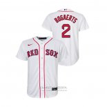 Camiseta Beisbol Nino Boston Red Sox Xander Bogaerts Replica Primera Blanco