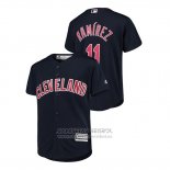 Camiseta Beisbol Nino Cleveland Indians Jose Ramirez Cool Base Alterno Azul