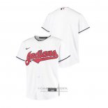 Camiseta Beisbol Nino Cleveland Indians Replica Primera Blanco