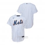 Camiseta Beisbol Nino New York Mets Replica Primera Blanco