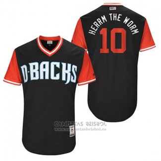 Camiseta Beisbol Hombre Arizona Diamondbacks 2017 Little League World Series 10 Chris Herrmann Negro