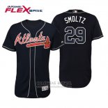 Camiseta Beisbol Hombre Atlanta Braves John Smoltz Flex Base Autentico Collezione Alterno 2019 Azul