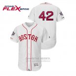 Camiseta Beisbol Hombre Boston Red Sox 2019 Jackie Robinson Day Flex Base Blanco
