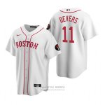 Camiseta Beisbol Hombre Boston Red Sox Rafael Devers Replica Blanco