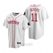 Camiseta Beisbol Hombre Boston Red Sox Rafael Devers Replica Blanco