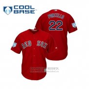 Camiseta Beisbol Hombre Boston Red Sox Rick Porcello Cool Base Entrenamiento de Primavera 2019 Rojo