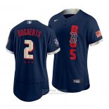 Camiseta Beisbol Hombre Boston Red Sox Xander Bogaerts 2021 All Star Autentico Azul