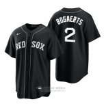 Camiseta Beisbol Hombre Boston Red Sox Xander Bogaerts Replica 2021 Negro