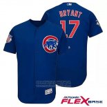Camiseta Beisbol Hombre Chicago Cubs 17 Kris Bryant Autentico Collection Flex Base