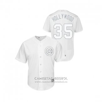 Camiseta Beisbol Hombre Chicago Cubs Cole Hamels 2019 Players Weekend Hollywood Replica Blanco