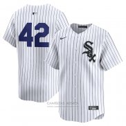 Camiseta Beisbol Hombre Chicago White Sox 2024 Jackie Robinson Day Primera Limited Blanco