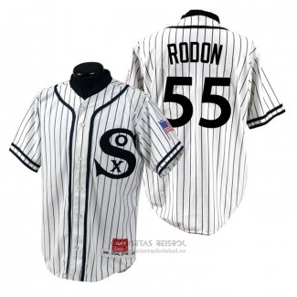 Camiseta Beisbol Hombre Chicago White Sox Carlos Rodon 1990 Turn Back The Clock Blanco