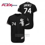 Camiseta Beisbol Hombre Chicago White Sox Eloy Jimenez Flex Base Autentico Collection Negro