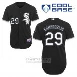 Camiseta Beisbol Hombre Chicago White Sox Jeff Samardzija 29 Negro Alterno Cool Base
