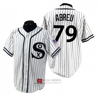 Camiseta Beisbol Hombre Chicago White Sox Jose Abreu 1990 Turn Back The Clock Blanco