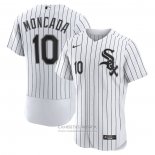 Camiseta Beisbol Hombre Chicago White Sox Yoan Moncada Primera Autentico Blanco