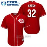 Camiseta Beisbol Hombre Cincinnati Reds Jay Bruce 32 Rojo Alterno Cool Base