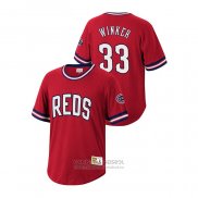 Camiseta Beisbol Hombre Cincinnati Reds Jesse Winker Cooperstown Collection Rojo