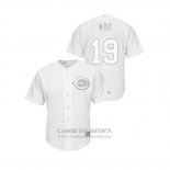 Camiseta Beisbol Hombre Cincinnati Reds Joey Votto 2019 Players Weekend Who Replica Blanco