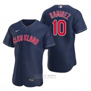 Camiseta Beisbol Hombre Cleveland Guardians Harold Ramirez Autentico Alterno Azul