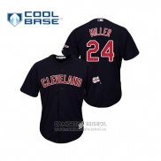 Camiseta Beisbol Hombre Cleveland Indians Andrew Miller 2019 All Star Patch Cool Base Azul