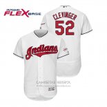 Camiseta Beisbol Hombre Cleveland Indians Mike Clevinger 2019 All Star Patch Flex Base Blanco