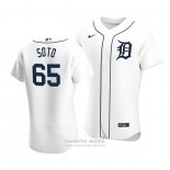 Camiseta Beisbol Hombre Detroit Tigers Gregory Soto Autentico Primera Blanco