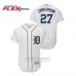 Camiseta Beisbol Hombre Detroit Tigers Jordan Zimmermann Flex Base Blanco