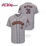 Camiseta Beisbol Hombre Houston Astros Collin Mchugh Flex Base Gris