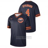 Camiseta Beisbol Hombre Houston Astros George Springer Cooperstown Collection Legend Azul