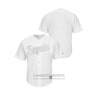 Camiseta Beisbol Hombre Kansas City Royals 2019 Players Weekend Replica Blanco