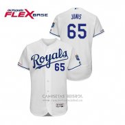 Camiseta Beisbol Hombre Kansas City Royals Jakob Junis Flex Base Blanco