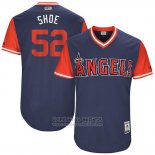 Camiseta Beisbol Hombre Los Angeles Angels 2017 Little League World Series Matt Shoemaker Azul
