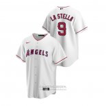 Camiseta Beisbol Hombre Los Angeles Angels Tommy La Stella Replica Primera Blanco