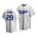 Camiseta Beisbol Hombre Los Angeles Dodgers Andy Burns Cooperstown Collection Primera Blanco