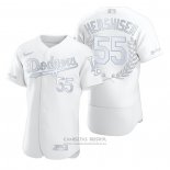 Camiseta Beisbol Hombre Los Angeles Dodgers Orel Hershiser Awards Collection NL Cy Young Blanco