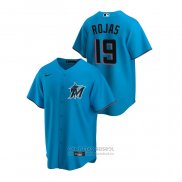 Camiseta Beisbol Hombre Miami Marlins Miguel Rojas Replica Alterno Azul