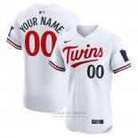 Camiseta Beisbol Hombre Minnesota Twins Primera Elite Personalizada Blanco