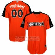 Camiseta Beisbol Hombre National League 2017 All Star Personalizada Naranja