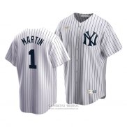 Camiseta Beisbol Hombre New York Yankees Billy Martin Cooperstown Collection Primera Blanco