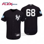 Camiseta Beisbol Hombre New York Yankees Dellin Betances Flex Base Entrenamiento de Primavera 2019 Azul