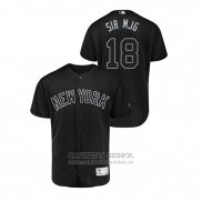 Camiseta Beisbol Hombre New York Yankees Didi Gregorius 2019 Players Weekend Autentico Negro