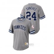 Camiseta Beisbol Hombre New York Yankees Gary Sanchez Cooperstown Collection Gris