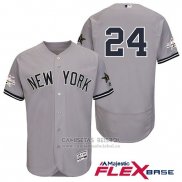 Camiseta Beisbol Hombre New York Yankees Gary Sanchez Gris 2017 All Star Flex Base