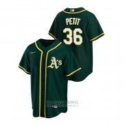 Camiseta Beisbol Hombre Oakland Athletics Yusmeiro Petit Alterno Replica Verde