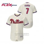 Camiseta Beisbol Hombre Philadelphia Phillies Maikel Franco Flex Base Crema